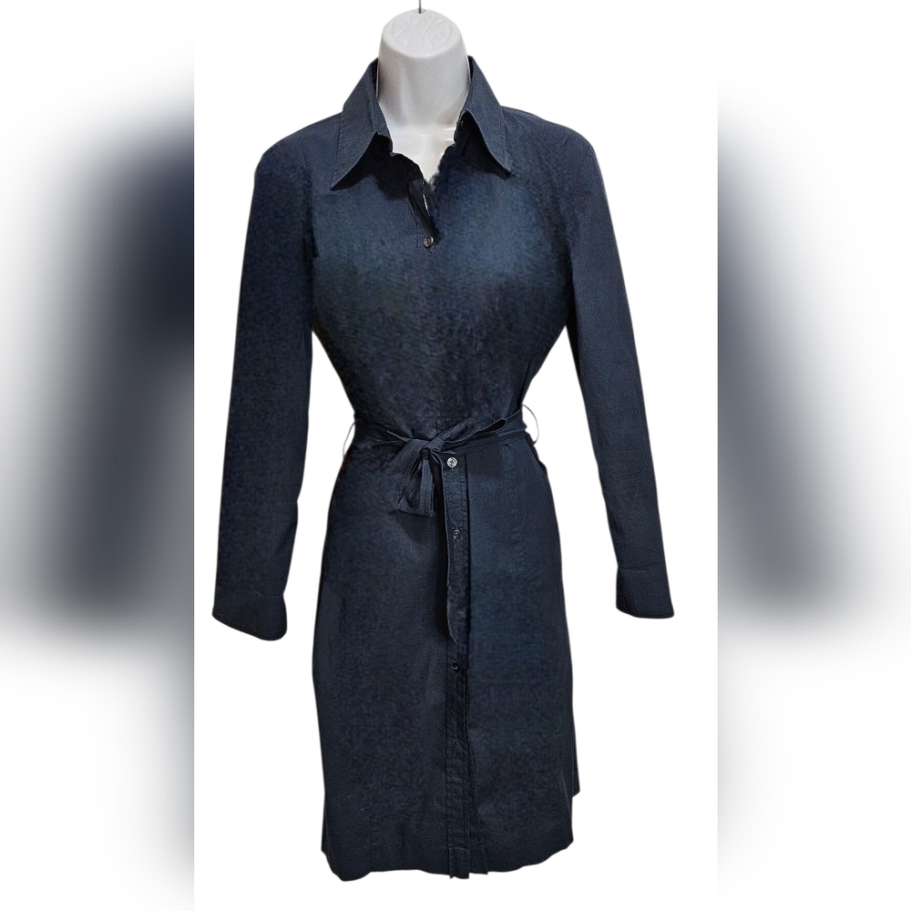 JENNE MAAC Elegant Black Button-Up Dress